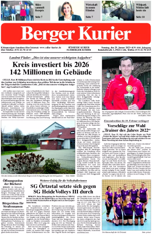 Berger Kurier Cover