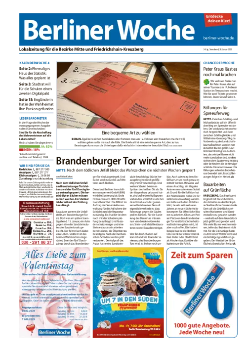 Berliner Woche Cover
