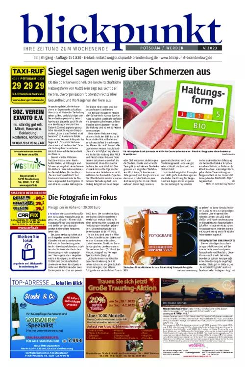 Blickpunkt Brandenburg Cover