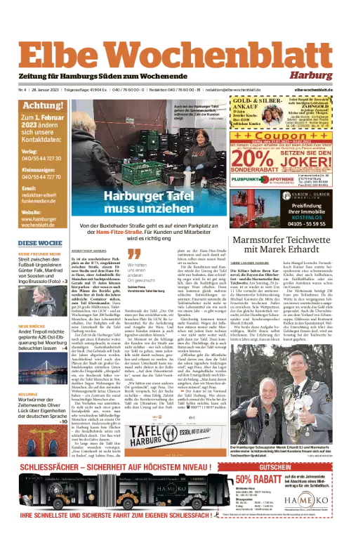 Elbe Wochenblatt Cover