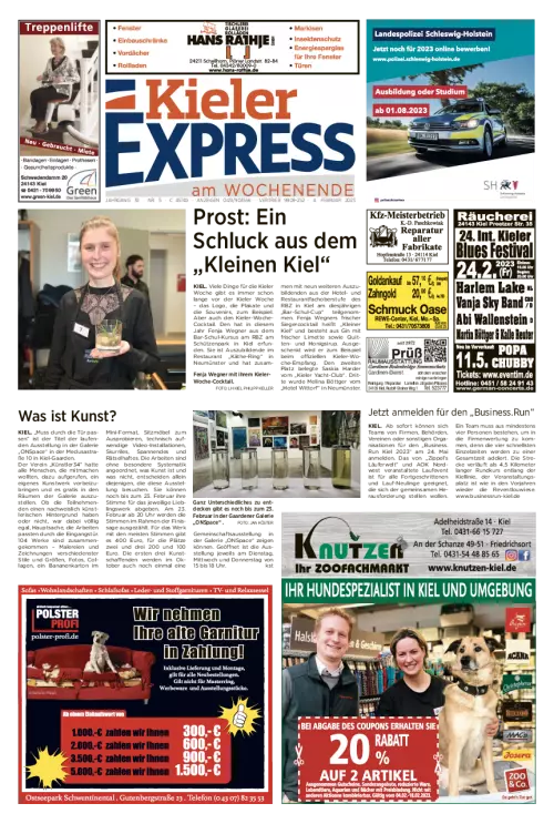 Kieler Express am Wochenende Cover