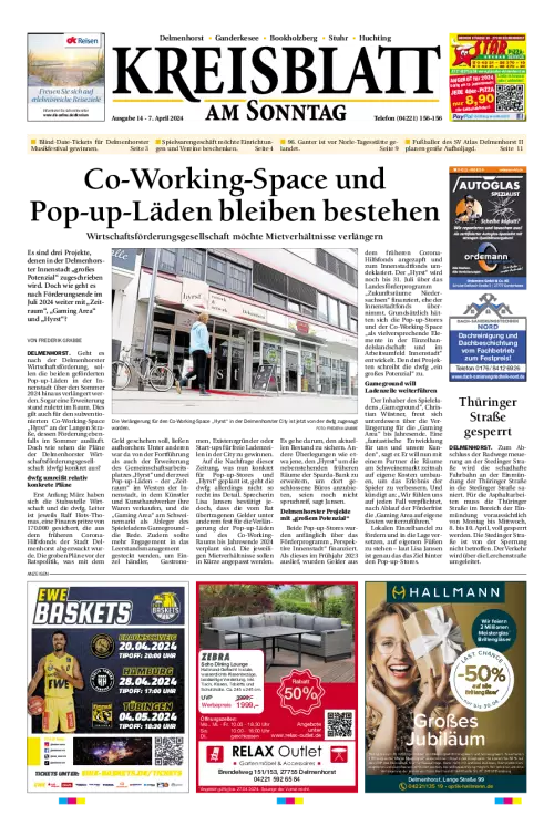 Kreisblatt am Sonntag Cover