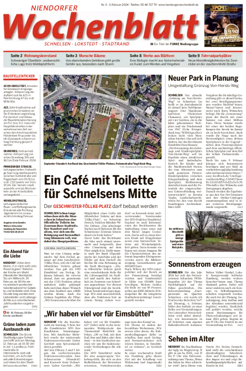 Niendorfer Wochenblatt Cover