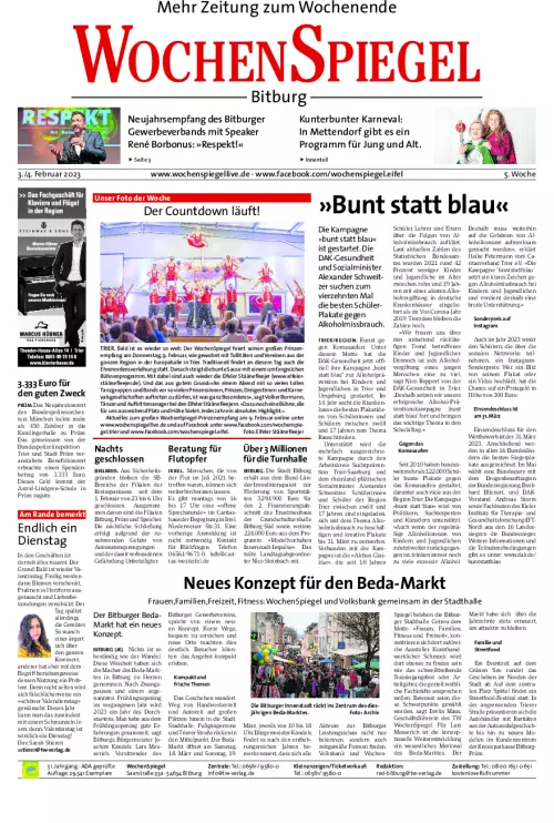 WochenSpiegel Rheinland-Pfalz Cover