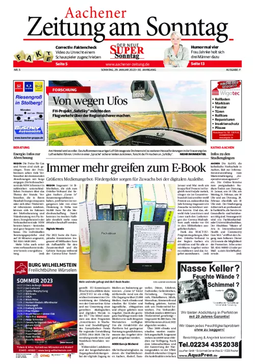 Zeitung am Sonntag Cover